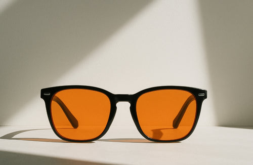 Retro Blue Light Blocking Gaming Computer Orange-Amber Lens Glasses-The Gamers