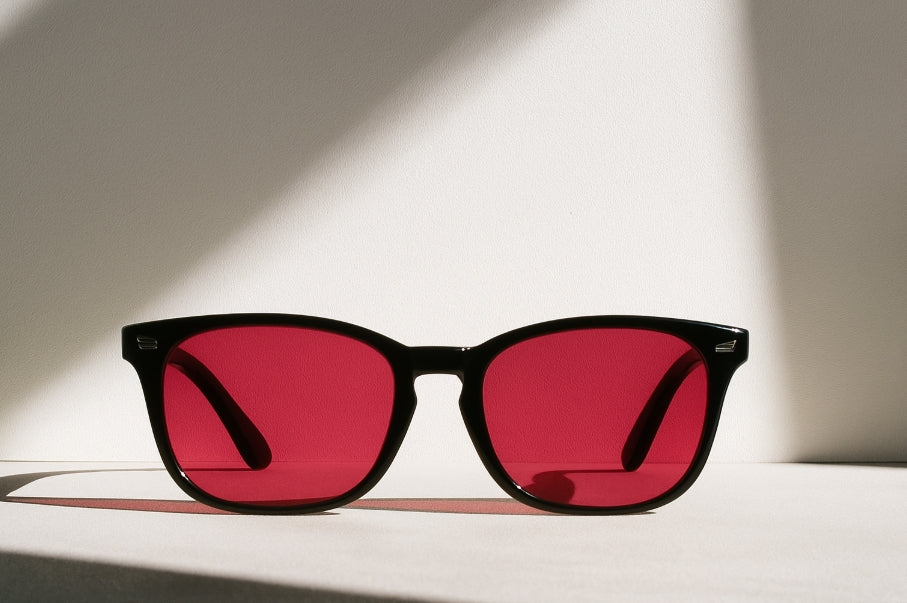 Retro Blue Light Blocking Gaming Computer Red Lens Glasses-The Gamers