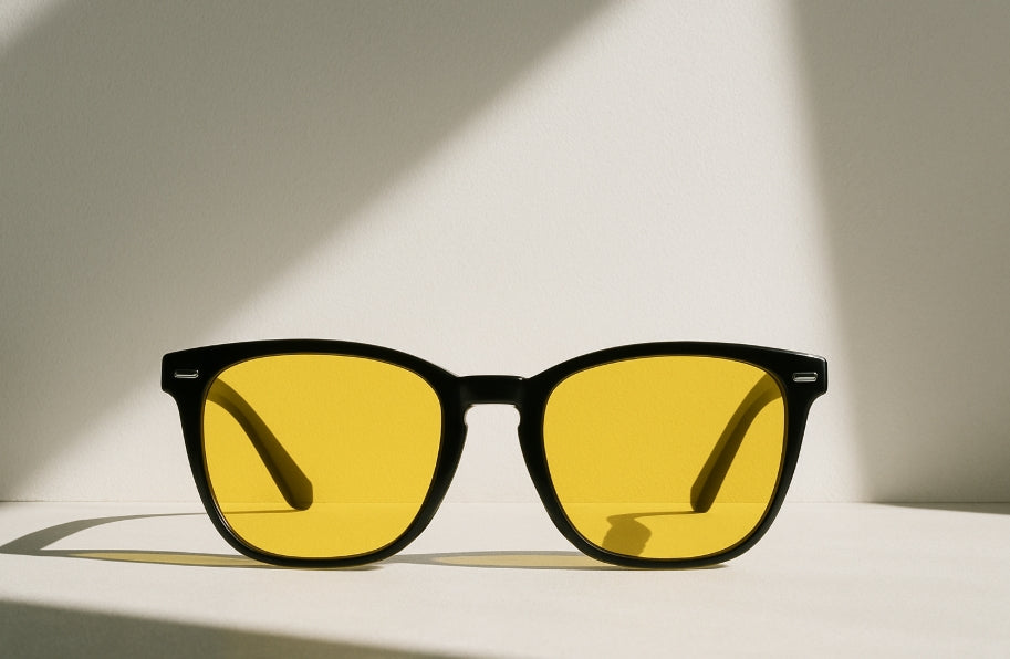 Retro Blue Light Blocking Gaming Computer Yellow Lens Glasses-The Gamers
